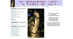 Desktop Screenshot of effet-de-vie.org