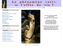 Tablet Screenshot of effet-de-vie.org